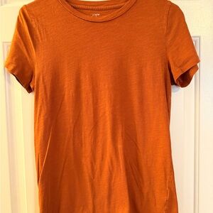 J. Crew Burnt Orange Short Sleeve Tee